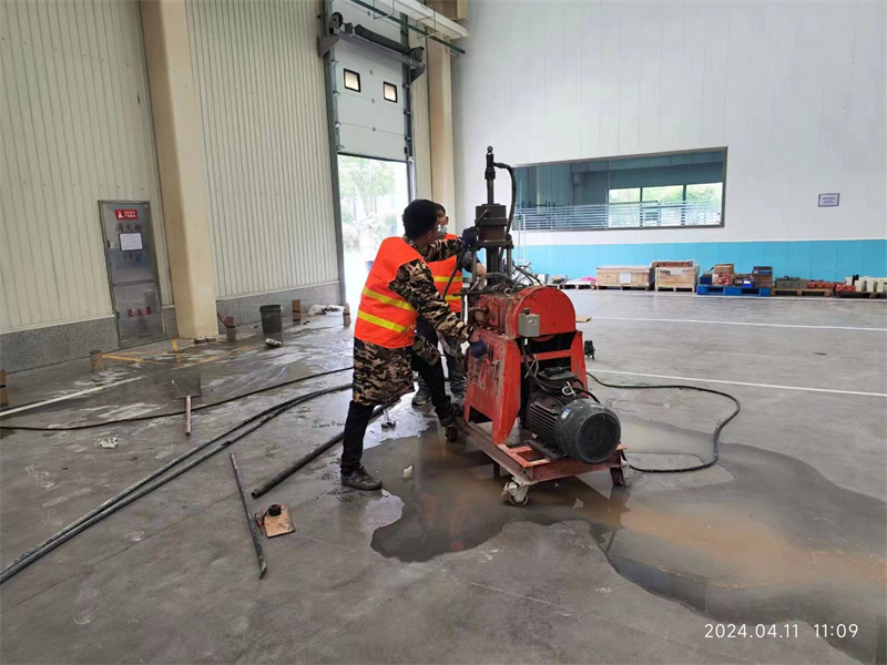 全州厂房地面下沉塌陷注浆加固施工